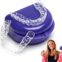 Custom Clear Dental Retainers Upper & Lower Retainers | at Home Kit for Perfect Fit Great for Replacement Retainers | Dental Grade Retainer for Teeth Stability (Upper & Lower)
