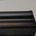 AOSKY Cordless Zebra Blinds for Windows Pull Down Roller Window Shades Dual Layer Light Filtering Privacy for Day and Night, Free-Stop Door Shades for Home Easy to Install Brown 21" W X 72" H