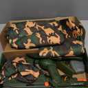 Kids Army Costume for Boys, Boys Military Soldier Costume with Army Toys, Halloween Costumes Dress Up Role Play Set (Large)