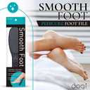 Foot rasp Pedicure Foot File - Removes Damaged and Hard Skin, Avoids Callus Buildup Gentle, Fine File for At-Home Professional Treatment (Black, Waterproof, Comes with Original Pouch)