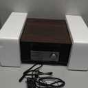 LONPOO Stereo Shelf System for Home, Vintage CD Player 40W RMS Micro Mini System with Remote Control, Bluetooth, FM Radio, USB MP3 Playback & Aux-in,Silver