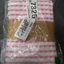 TWINY threads Waffle Towels Set of 4, 16x26 Inches, 100% Cotton, Soft, Absorbent Waffle Weave Kitchen Dishcloth Set, Durable & Machine Washable Tea Towel, Rose Pink, White
