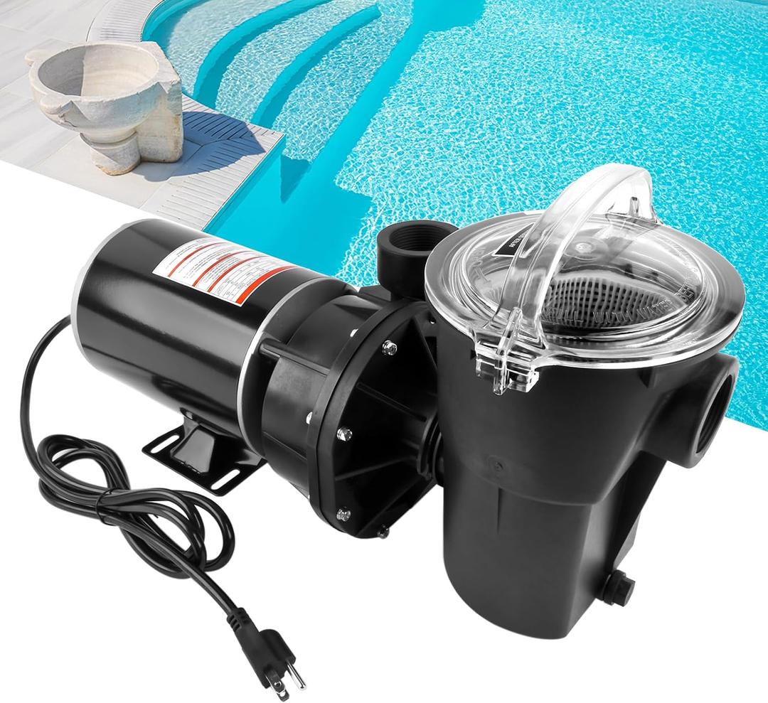 Replacement for Hayward W3SP1580X15 PowerFlo LX 1.5 HP Pool Pump, Single Speed Above-Ground Pool Pump 115V 48Y Frame