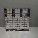 COKAOBE Silver Shimmer Wall Backdrop, 36PCS Square Sequin Shimmer Backdrop Panel, Photo Backdrops for Birthday, Anniversary, Wedding, Graduation & Bachelorette Party Decoration, Silver 