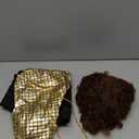 Gorkonpy 70s Outfits for Boys Kids Disco Costume Halloween Party Dress Up (Gold, 5-7 Years)