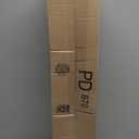 Cordless Roller Shades 100% Blackout Blinds for Windows and Doors, Pull Down Room Darkening Window Shades, Easy to Install for Home and Office, Grey, Fixed 75 Inches High, 23 Inches Width