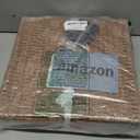 UBBCARE 2 Pack Wicker Basket, 1313 Storage Cubes with Label, Foldable Cube Storage Bin with Handle, Square Storage Basket for Shelves, Woven Paper Rope Basket for Organizing, Caramel