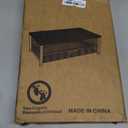 2-Tier Computer Monitor Stand Riser, Desk Organizer for Monitor, Printer & Laptop Stand, Desktop Workspace Organizers for Office Supplies (White)