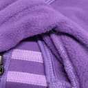 Queenmore Small Dog Sweaters, Soft Fleece Vest Pullover Dog Jacket with Leash Hole, Warm Winter Pet Clothes Cold Weather Doggy Dachshund Sweater for Medium Dogs Cats Boy or Girl (Lavender, S)