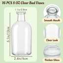 YOUEON 16 Pack Clear Glass Bud Vases, Small Bud Vases in Bulk, Glass Flower Vases for Centerpieces, Vintage Decorative Bottle Vases for Flowers, Home Decor, Wedding Reception, Office