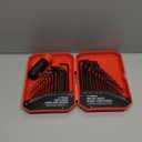 35-Piece Allen Wrench Sets Metric and Standard Hex Key Set, Allen Key Set, MM(0.7mm-10mm) SAE(0.028"-3/8), Chrome Vanadium Steel