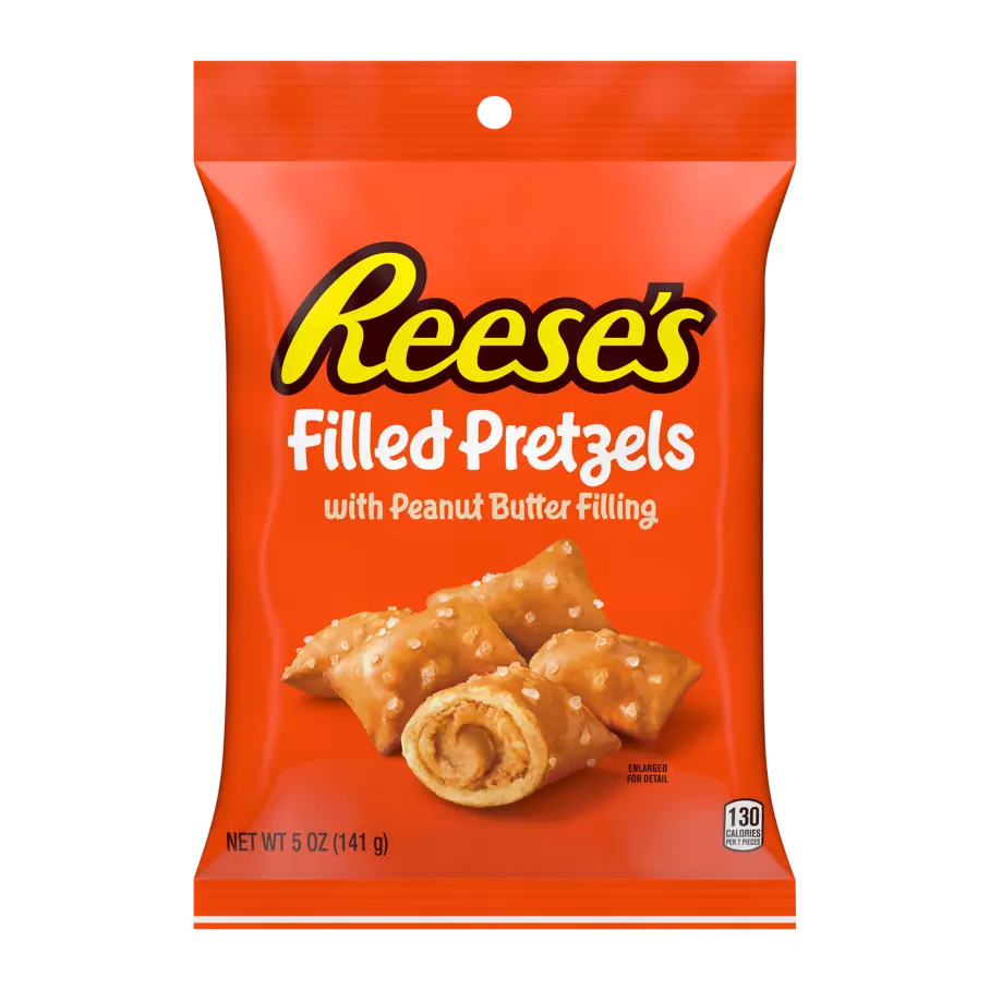18 Reese's 1 oz pretzels filled with peanut butter (Best By 08/22/2026)