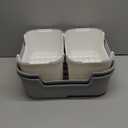 2-Step Stool for Kids - Toddler Anti-Slip Step Stool for Bathroom Sink/Toilet Potty Training/Kitchen Counter, 10" Height, 220 lbs Capacity, Durable & Stable (2Packs White)