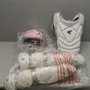 Easton | JEN SCHRO The Fundamental Fastpitch Softball Catcher's Equipment | Box Set | NOCSAE Certified | White, Size Small
