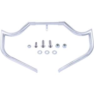 1.5 inch Fat Crash Bar Motorcycle Engine Guard Highway Bar Fit for 2018-2022 Harley Softail Street Bob FXBB, Low Rider FXLR, Fat Boy FLFB, Breakout FXBR (Chrome)