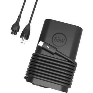 Cargador USB C de 65 W, cargador USB-C Dell de 65 W para Dell Latitude 5520 5420 5540 7420 5550 3540 e5430 5440 5530 7430 7440 3450 XPS 13 Chromebook tipo C cable adaptador de corriente alterna