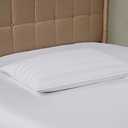 DOWNLITE Down Extra Thin, Flat & Soft Pillow for Stomach Sleepers (Hypoallergenic) (Standard/Queen)