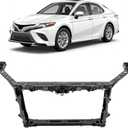 Radiator Support Assembly Compatible with 2018-2024 Toyota Camry Replacement for 5320506901 5320306270 5320206231 5710406060 TO1225459 Electrophoresis Steel Primed Black
