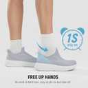 Womens Slip On Walking Shoes Breathable Sneakers for Women Lightweight Casual Shoes (7.5)