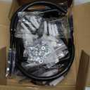 Wallmaster Garage Hooks Organizer Kit,12 Pack Adjustable Heavy Duty Shelving Hook,Wall Mount Utility Steel Garage Organization (Black)