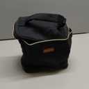 Mancro Breastmilk Cooler Bag with Ice Pack, Fits 6 Baby Bottles Up to 9 Ounce Insulated Baby Bottle Bag, Breast Milk Cooler on The go with Strap, Bottle Storage Bag for Nursing Mom Daycare, Black