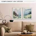 MCS Studio Gallery 16x20 Poster Frame White Woodgrain Engineered Wood, Vertical & Horizontal Wall Hanging Large Picture Frame for Photos, Posters & Art Prints (2-Pack)
