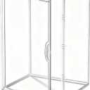 Jumbo Vertical Acrylic Display Case - Extra Tall 19.6" Cabinet for Oversized Figures, Magnetic Door & Stackable Dustproof Showcase for Statues, Plush Art Dolls (Extra Large 14.5"x11.5"x19.6")