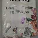 Beeiva Butterfly Girls Room Rug 3x5, Insect Washable Area Rug for Bedroom Dorm Non Slip Soft Floral Carpet for Kid Room, Boho Flower Carpet for Nursery Entryway Classroom Decor (Beige/Pink)