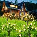 Solar Garden Lights 4 Pack - Outdoor Waterproof Decorative Fairy Lights for Yard, Pathway, Flowerbed, Balcony, Patio & Garden Decor