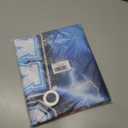 Mocsicka Touch Down Banner 2026 Super Football Birthday Party Decorations 2026 LX Touch Down Happy Birthday Banner for Kids boys Football Birthday Bakcdrop Party Supplies (Blue, 70.8 x 43.3 Inch)