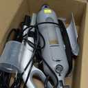 12 in 1 Steam Mop, Detachable Handheld Steam Cleaner for Home, 23FT Cord, for Hardwood Floor Cleaning, Tile, Carpet, Furniture, Clothes, Windows, Grey