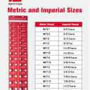 Thread Checker, Nut and Bolt Size and Thread Identifier Tool | Bolt Size and Thread Identifier Tool, Comprehensive Thread Measuring Kit