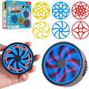 3 x Sensory Fidget Toys for Kids & Adults: 3D Printed Novetly Visual Sensory Toys with Roller - Stress Relief Fidget Tools for Kids with Autism - Calming Desk Toys for Office Classroom Student