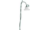 Creative Lily of The Valley 2 Heads Flowers Lily Floor Lamp Living Room Sofa Side Bedroom Bedside Flower Floor Lamp (2heads)