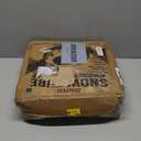 Snow Tube, 45''/48'' Rubber Snow Tubes with Commercial Grade Canvas Cover for Kids & Adults, Inflatable Heavy Duty Snow Sled Thickened Hard Bottom with Tow Strap, Sleds Winter Gifts