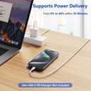 USB-C to USB-C Cable Long for iPhone, 6ft+10ft 60w PD Rapid Type-C Charger for iPhone 17/16/15 Series/iPad Pro/Air/Mini, Fast Charge Cord for Samsung Galaxy S26/S25/S24/S23/S22/S21
