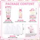 VISCOO 45 Sets Baby Shower Hand Cream and Lip Balm Gifts, Baby Shower Party Favors for Guests, Hand Cream Set for Bridal Wedding Thank You Gifts with Card Organza Bag, Travel Size (Girl)