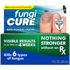 FUNGICURE Anti-Fungal Liquid - Kills 6 Types of Fungus - Clinically Proven - 1 fl oz