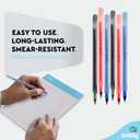 Enday Pens Ballpoint, Long Lasting Ink Pens Bulk 240 Pack (100 Black, 100 Blue & 40 Red), Smooth and Consistent Writing Pens, Medium Point (1.0mm) Flexible Round Barrel for Writing Comfort