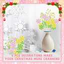 3 x 6 Pcs Pastel Christmas Tree Ball Picks 14.9 Inch Macaron Color Balls Ornaments for Christmas Tree Topper Xmas New Year Winter Holiday Wedding Home Decorations