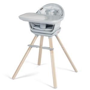 Maxi-Cosi Moa 8-in-1 High Chairs for Babies and Toddlers, Machine Washable Infant High Chair, Compact, Convertible High Chair Lightweight Design, Classic Slate