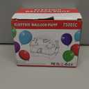 IDAODAN Electric Balloon Pump, Portable Electric Balloon Blower Machine Balloon Air Pump Dual Nozzle Rose Red 110V 600W Balloon Inflator for Party Decorations