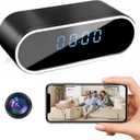 Wireless Clock Camera Spy Camera HD 1080P Security Nanny Cams with Night Vison and Motion Detection for Home/Office/ Baby/Elder/Pet Care