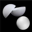 Styrofoam Balls 10 Inch, Extra Large Styrofoam Ball 2Pcs Half Balls