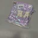 2 x Hiroyuki Iridescent Makeup Bag, 14 inches Cosmetic Bag, Large Capacity Travel Pouch (Hair, purple)