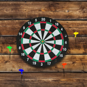 Felt Wood Grain Dart Board Wall Protectors Square Dart Board Backing Tiles Dartboard Backboard Cork Backboard Alternative (36 x 24 x 0.5 Inch), Grain