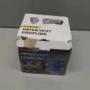 Magnetic Dryer Vent Coupling DV180 Dryer Vent Hose Magnetic Connector Kit-Quick Connection and Disconnection Strong Magnet Self-Alignment Airtight Seal Easy to Clean Included a 3ft 4" Duct & 2 Clamps