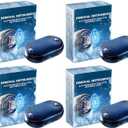 Electromagnetic Car Snow Removal Device,Auto Windshield Frost Guard, Hands-Free Ice Prevention Tool with Solar Charging, Portable Dash Mount for Winter Driving (4SETS)