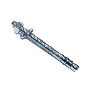 Zinc-Plated Steel Wedge Anchors, 1/2" X 5-1/2" - Heavy-Duty Mounting Bolts for Concrete - 50 Pack