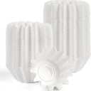 PEASUG 150 Pcs Wax Melt Liners, Wax Melt Warmer Liners, Leakproof & Reusable Wax Melt Cups for Wax Burner, Wax Melters, Candle Warmers, Scented Wax, Plug Warmers, Electric Wax Warmers (White)